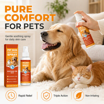Pet Skin Soothing Spray – Gentle Itch Relief & Hydrating Care for Dogs & Cats