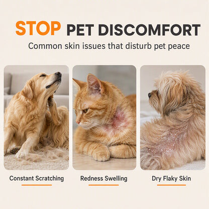 Pet Skin Soothing Spray – Gentle Itch Relief & Hydrating Care for Dogs & Cats