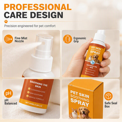 Pet Skin Soothing Spray – Gentle Itch Relief & Hydrating Care for Dogs & Cats