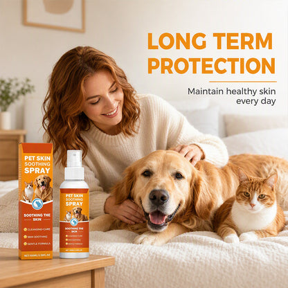 Pet Skin Soothing Spray – Gentle Itch Relief & Hydrating Care for Dogs & Cats